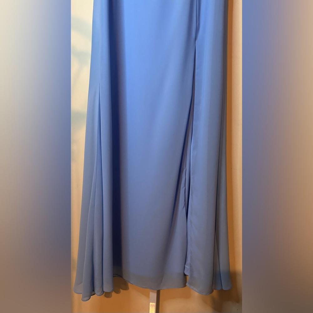 Lulu’s Light Blue Off Shoulder Maxi dress-Size Large - Picture 6 of 13